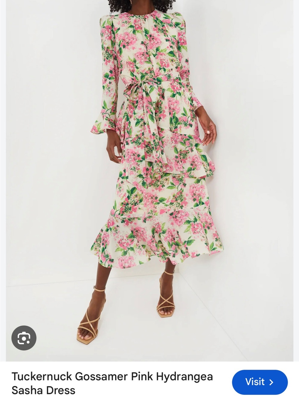 Tuckernuck Gossamer Pink Hydrangea Sasha Dress